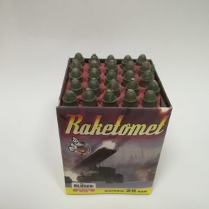 Švilpiančios raketos „RAKETOMET“ 25šūviai