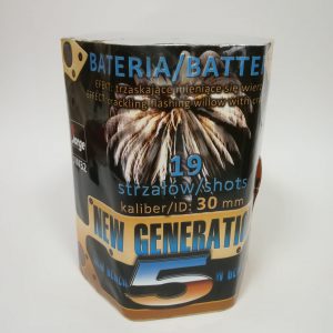 Fejerverkas “NEW GENERATION 5″ 19šūvių