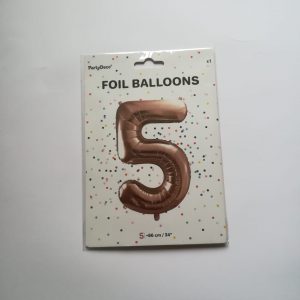 Folinis  balionas skaičius „5“