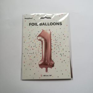 Folinis  balionas skaičius – „1“