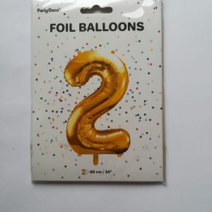 Folinis  balionas skaičius – „2“