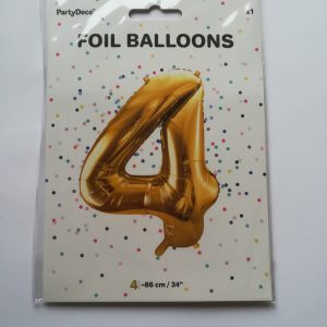 Folinis  balionas skaičius – „4“