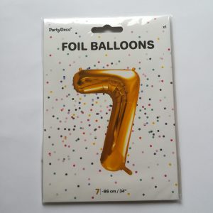 Folinis  balionas skaičius – „7“