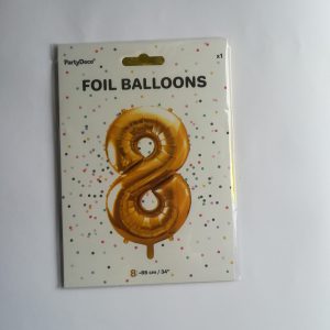 Folinis  balionas skaičius – „8“