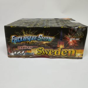 Fejerverkas „SWEDEN“ 127 šūviai