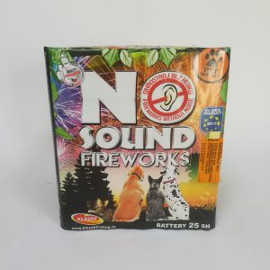 Fejerverkas „NO SOUND FIREWORKS“ 25 šūvių baterija