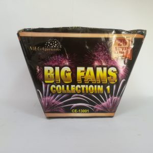 Fejerverkas „BIG FANS COLLECTIOIN 1“ 25  šūvių kryptinė baterija