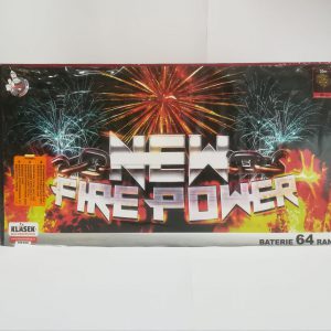 Fejerverkas „NEW FIREPOWER“ 64 šūvių kryptinė baterija