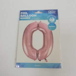 Folinis  balionas skaičius „0“